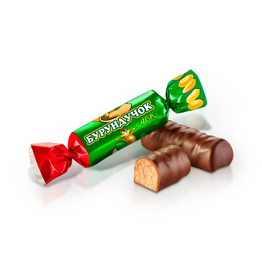 Цукерки шоколадні - Бурундучок, АВК, 300 г. Ціна не включає 20% обов'язкового пожертвування на Парасольку. Пожертвування потрібно додати під час оформлення замовлення. Дякуємо за вашу підтримку!