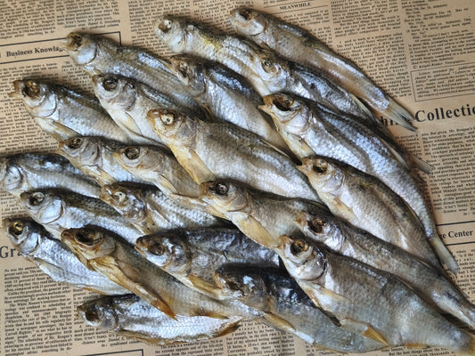 Вобла з ікрою . 100г. Остаточна ціна буде після зважування.Ціна не включає 20% обов'язкового пожертвування на Парасольку. Пожертвування потрібно додати під час оформлення замовлення. Дякуємо за вашу підтримку